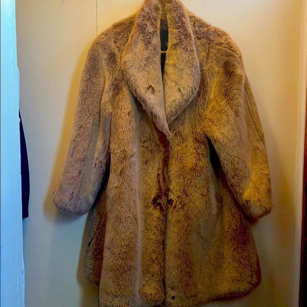 Dennis Basso Faux fur coat